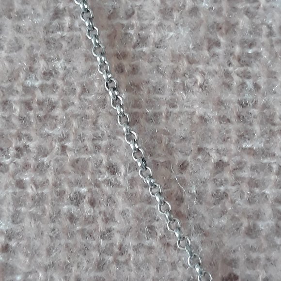 Lucky Brand Boho Necklace, Silver Chain with Pendant - Picture 4 of 5
